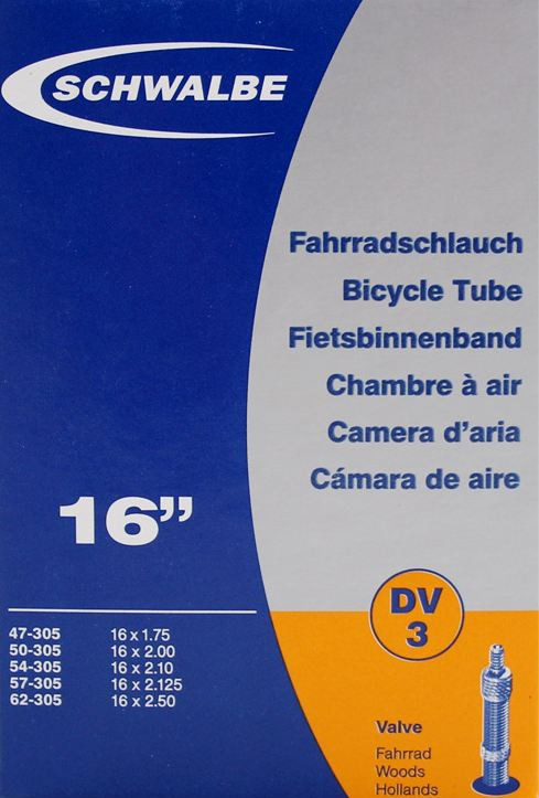 Schwalbe DV3 16X1,50-2,50 Belsőgumi