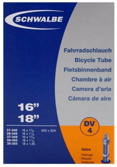 Schwalbe DV4 16X1 3/8-1.35 Belsőgumi
