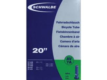 Schwalbe AV7A 20X1.1/8, 1.3/8 20X1,00-1,50 Belsőgumi