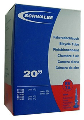 Schwalbe SV7A 20X1.1/8, 1.3/8 20X1,00-1,50 Belsőgumi