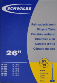 Schwalbe SVL13 26X1,50-2,50 Belsőgumi
