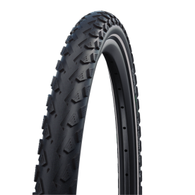 Schwalbe Land Cruiser Plus ActiveLine HS450 Puncture Guard GreenCompound TwinSkin Reflex Külsőgumi - fekete