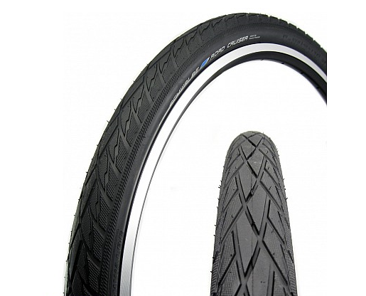 Schwalbe Road Cruiser ActiveLine HS484 Kevlar RaceGuard GreenCompound TwinSkin Külsőgumi - fekete