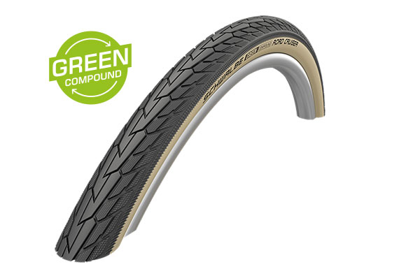 Schwalbe Road Cruiser ActiveLine HS484 Kevlar RaceGuard SBC TwinSkin Reflex Külsőgumi - krém