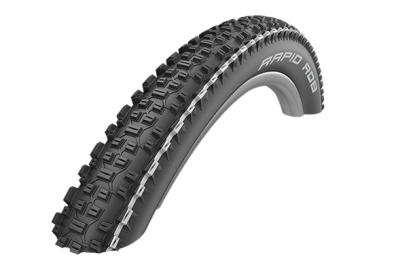Schwalbe Rapid Rob ActiveLine HS425 Kevlar RaceGuard SBC Fehér Csíkkal Külsőgumi - fekete - fehér