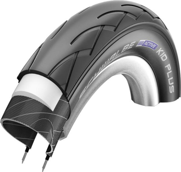 Schwalbe Kid Plus ActiveLine HS413 B'N'R Külsőgumi - fekete
