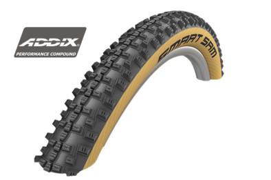 Schwalbe Smart Sam PerformanceLine HS476 RaceGuard Reflex LiteSkin Drótperemes Külsőgumi - fekete - barna