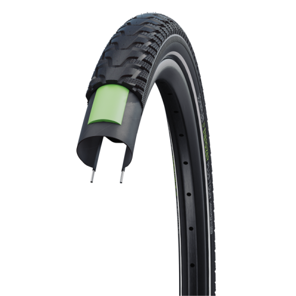 Schwalbe Energizer Plus Tour PerformanceLine HS485 GreenGuard Addix-E TwinSkin Külsőgumi - fekete