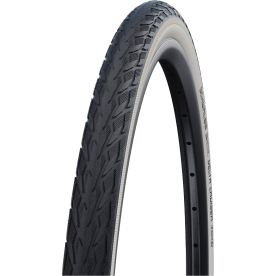 Schwalbe Delta Cruiser Plus ActiveLine HS431 GreenCompound TwinSkin Reflex Külsőgumi - fekete - fehér