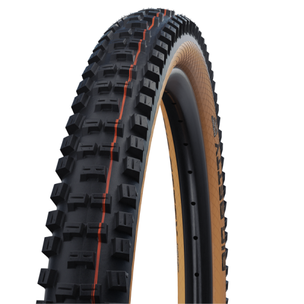 Schwalbe Big Betty EvolutionLine HS608 SuperTrail TubelessEasy Addix Soft SnakeSkin Külsőgumi - fekete - barna