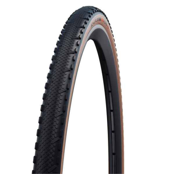Schwalbe X-One RS EvolutionLine HS626 SuperRace TubelessEasy Addix Race V-Guard Külsőgumi - fekete - barna
