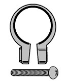 Cateye Kerékpár Hátsó Lámpatartó Bilincs Sp8 - fekete