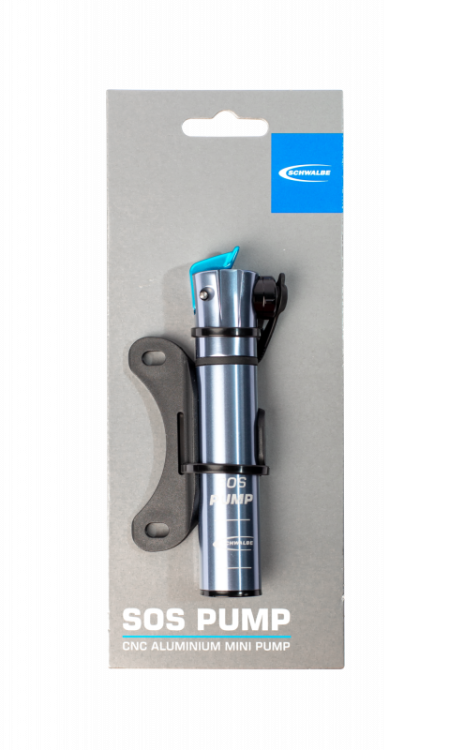 Schwalbe SOS Kerékpár Minipumpa - szürke