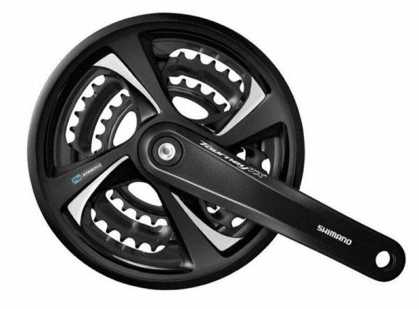 Shimano Tourney FC-TX801 Hajtómű - fekete