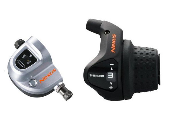 Shimano Nexus SL-3S41 3 Sebességes Markolatváltókar Haranggal - ezüst
