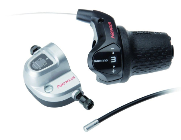 Shimano Nexus SL-3S42 3 Sebességes Markolatváltókar Haranggal - ezüst