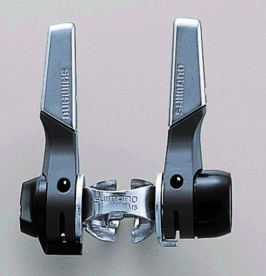 Shimano Tourney SL-SY20 Bilincses Váltókar Kormánynyakra - ezüst