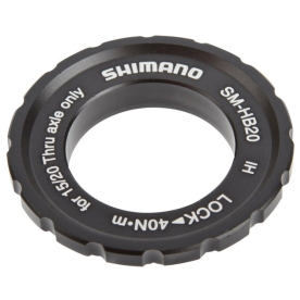Shimano SM-HB20 Centerlock Zárógyűrű Átütőtengyelyes Agyakhoz - fekete