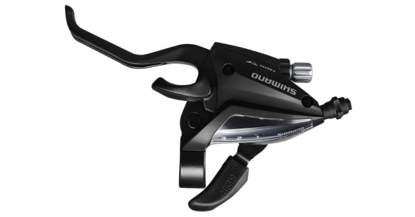 Shimano Tourney ST-EF500-3 Fékváltókar 2 Ujjas Fékkarral - fekete