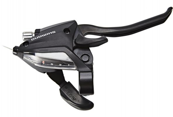 Shimano Tourney ST-EF500-7 Fékváltókar 2 Ujjas Fékkarral - fekete