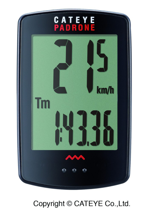 Cateye Padrone Kerékpár Computer - fekete