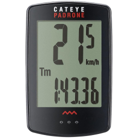 Cateye Padrone Cc-Pa100W Kerékpár Computer Előrenyúló Tartóval - fekete