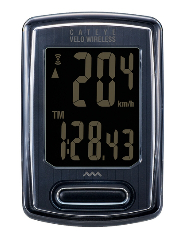 Cateye Velo Wireless Kerékpár Computer - szürke - fekete