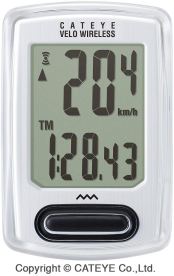 Cateye Velo Wireless Kerékpár Computer - fehér