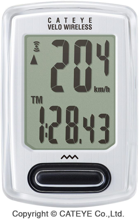 Cateye Velo Wireless Kerékpár Computer - fehér