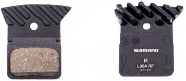 Shimano L05A-RF Műgyantás Hűtőbordás Tárcsafékpofa - fekete