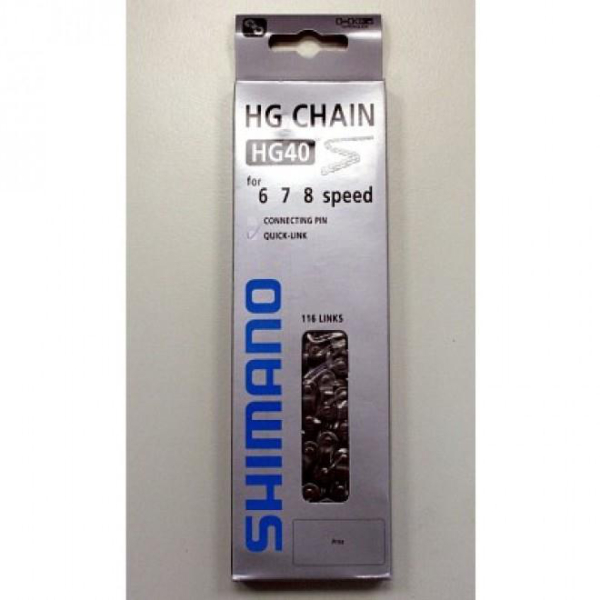 Shimano CN-HG40 Lánc 114 Szemes - ezüst