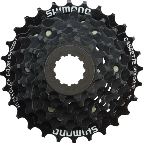 Shimano CS-HG200-7 Fogaskoszorú - fekete