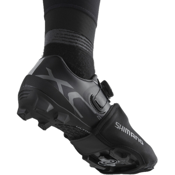 Shimano Dual Soft Shell Cipő Orr Kerékpáros Kamásli - fekete