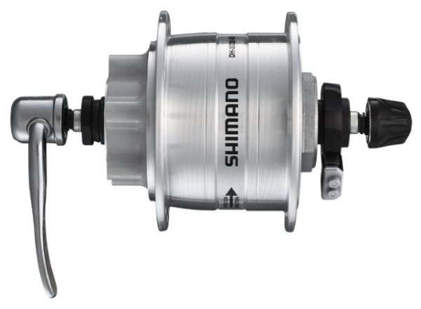 Shimano Nexus DH-3D32 6 Csavaros Agydinamós Első Agy - ezüst