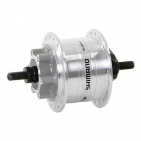 Shimano Nexus DH-3D32 6 Csavaros Agydinamós Első Agy - ezüst