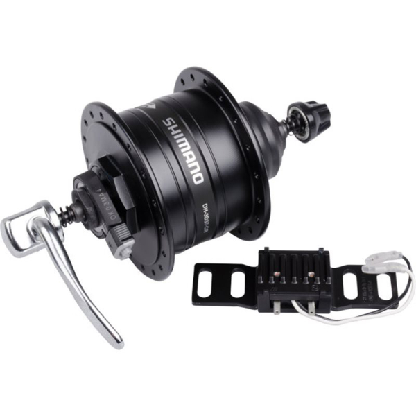 Shimano Nexus DH-3D37 Center Lock Agydinamós Első Agy - fekete