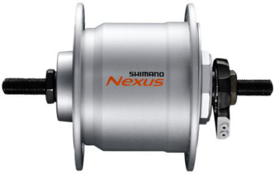 Shimano Nexus DH-C3000-3 Agydinamós Első Agy Anyás - ezüst