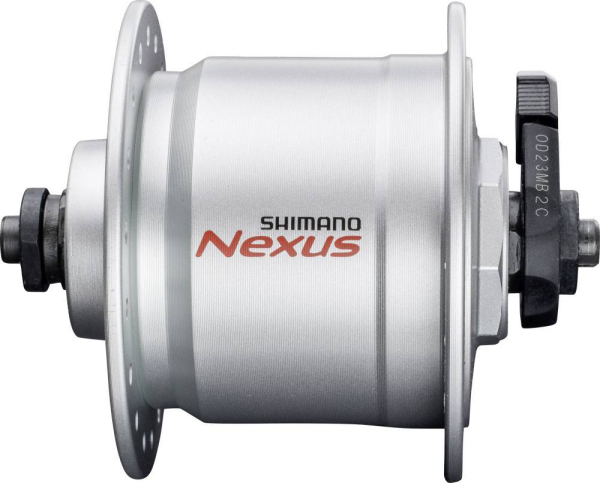 Shimano Nexus DH-C3000-3 Agydinamós Első Agy - ezüst