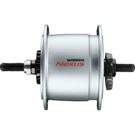 Shimano Nexus DH-C6000-1 Rollerfékes Dinamós Első Agy Anyás - ezüst