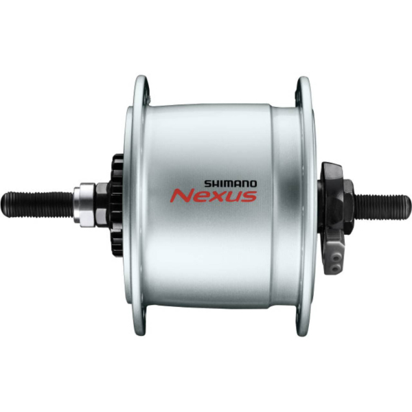 Shimano Nexus DH-C6000-1 Rollerfékes Dinamós Első Agy Anyás - ezüst