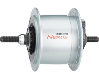 Shimano Nexus DH-C6000-3 Rollerfékes Dinamós Első Agy Anyás - ezüst