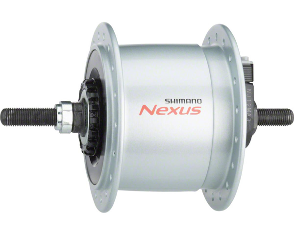 Shimano Nexus DH-C6000-3 Rollerfékes Dinamós Első Agy Anyás - ezüst