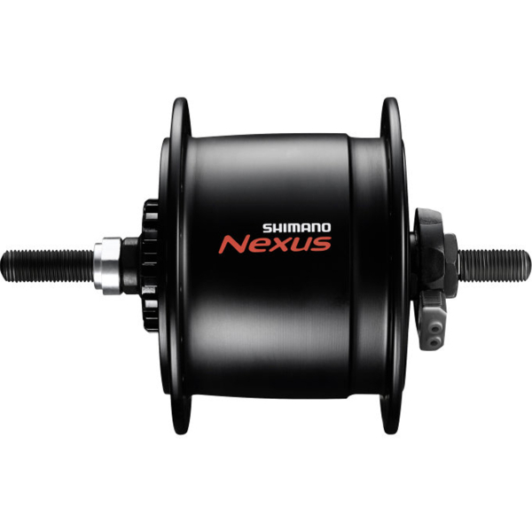 Shimano Nexus DH-C6000-3 Rollerfékes Dinamós Első Agy Anyás - fekete