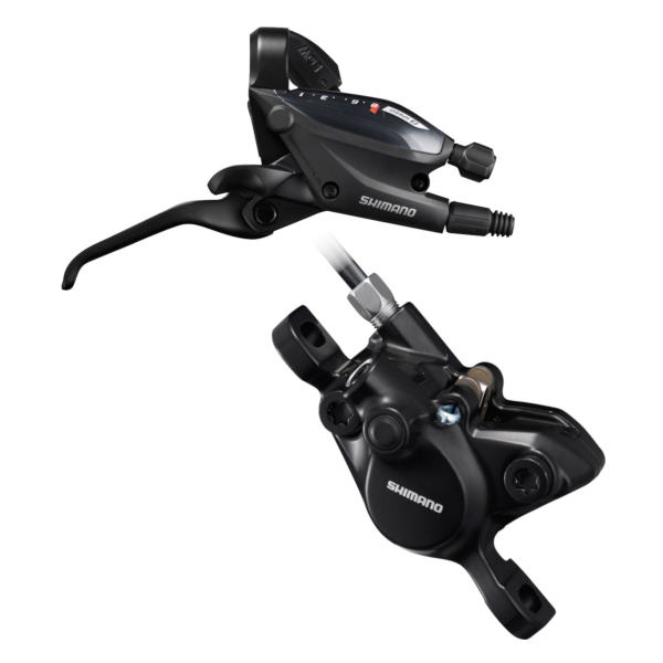 Shimano Altus ST-EF505-8 + BR-M315 Hátsó Hidraulikus Tárcsafék - fekete