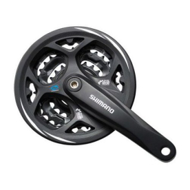 Shimano FC-M371 Hajtómű - fekete