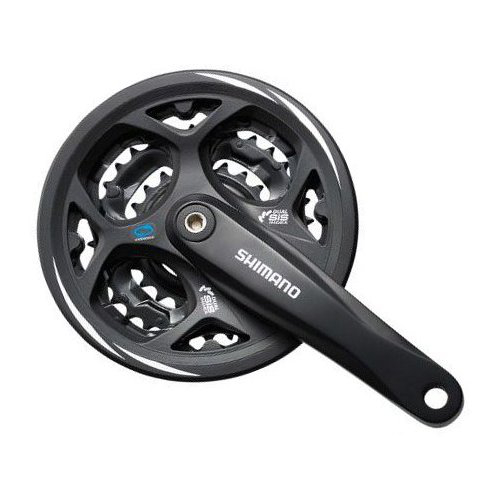 Shimano FC-M371 Hajtómű - fekete