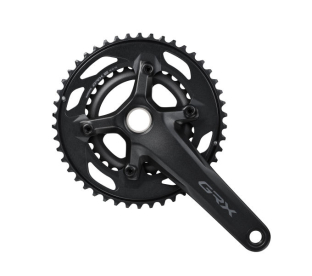 Shimano GRX FC-RX610-2 Hajtómű - fekete