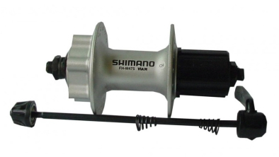 Shimano FH-M475 10X135 mm 6 Csavaros Hátsó Agy - ezüst