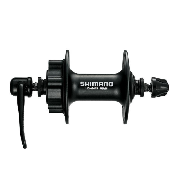 Shimano Alivio HB-M475 10X100 mm 6 Csavaros Első Agy - fekete