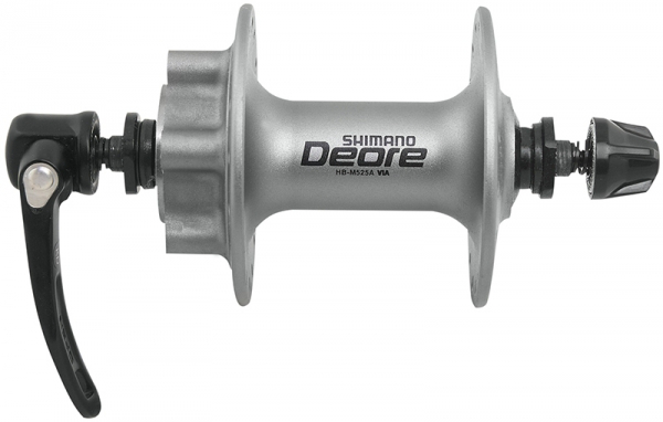 Shimano Deore HB-M525 10X100 mm 6 Csavaros Első Agy - ezüst